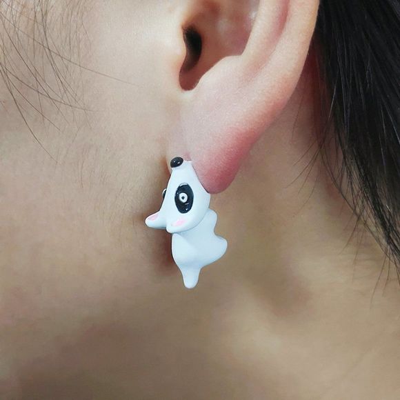 Women Girls Teens Kids Fashion Cute Cartoon Animal Bite Earrings - Picture 4 of 4